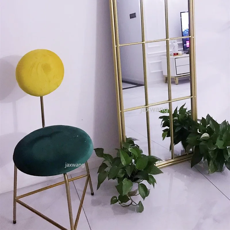 Стул для гостиной Louis Fashion нордический минималистичный металлический обеденный