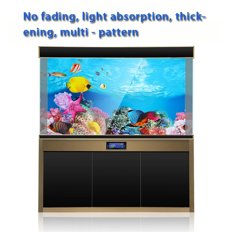 Фон для фотосъемки с изображением аквариума 3D обои Двусторонняя наклейка | Дом и