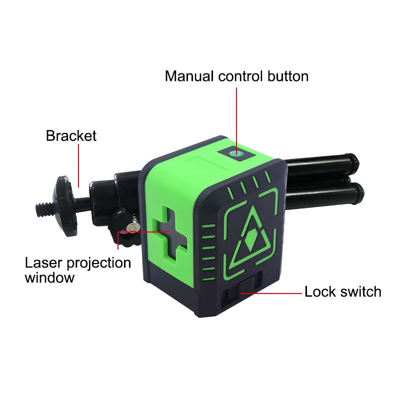 Pracmanu 2 линии лазерный уровень профессиональный вертикальный перекрестный