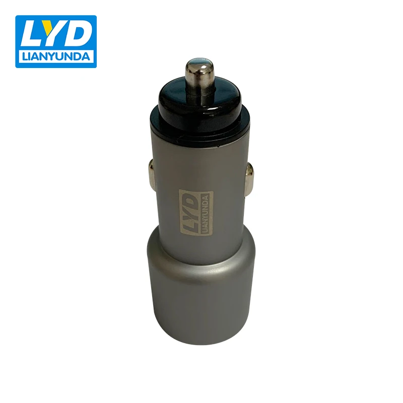 5A светодиодный дисплей Dual USB Автомобильное зарядное устройство Универсальный