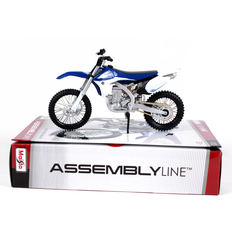Alloy Off-Road Motorcycle Model Kit 1:12 scale metal Assembly DIY Bike Toy For Gift Collection |