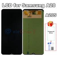 premium for samsung galaxy a20 a205 lcd a205f a205fn a205gn a205yn display with touch screen assembly replacement tft tested
