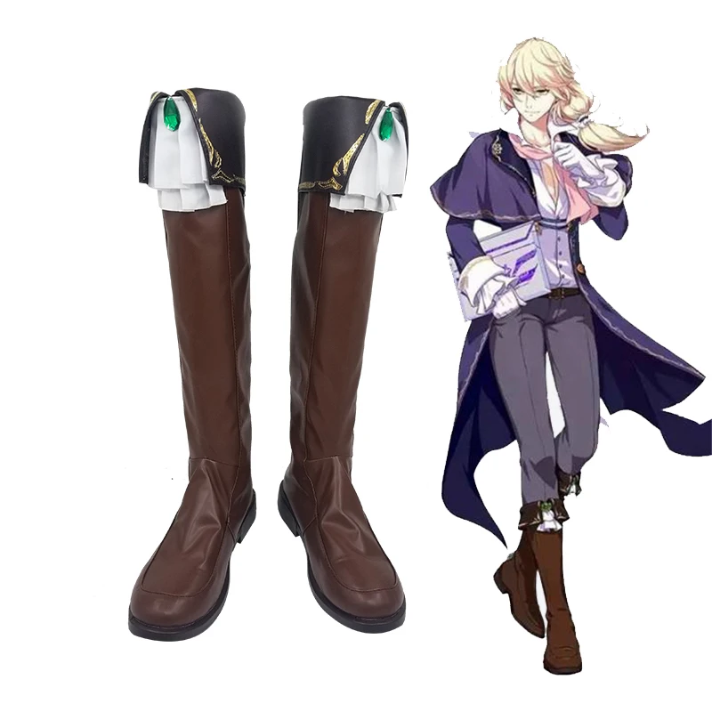 

Anime Honkai Impact 3 Otto Apocalypse Cosplay Shoes Long Leather Boots Halloween Carnival Party Costume Accessories Custom Made