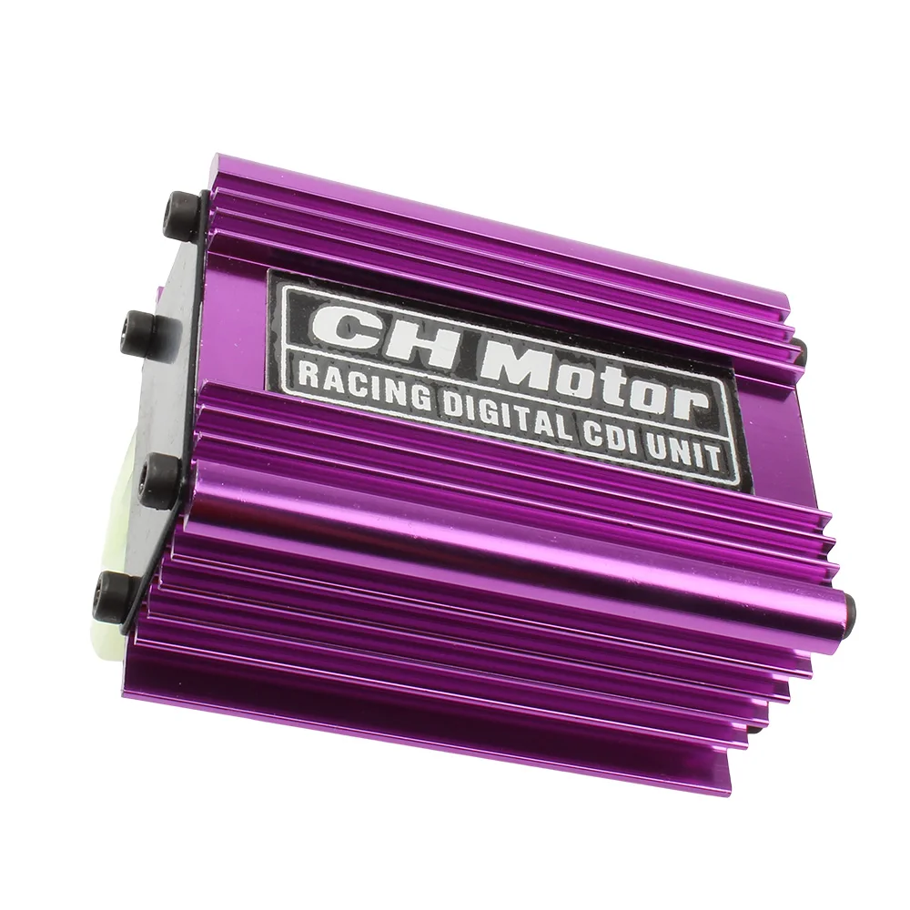 Самокат гонки GY6 CDI фиолетовый цифровой зажигание высокая производительность