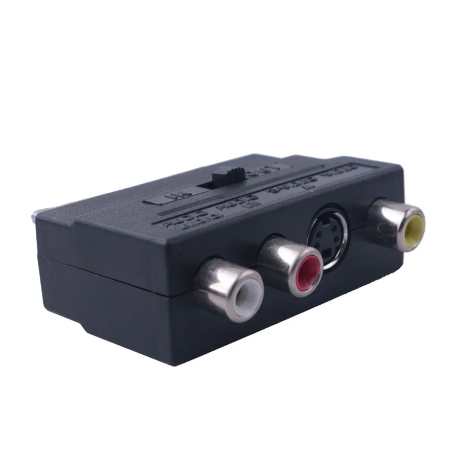 Кабель RCA RGB Scart/3 S-Video AV TV Аудио Адаптер Композитный SVHS для видео DVD рекордера