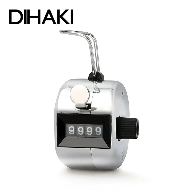 4 цифр счетчик людей подсчет механический Ручной таймер Футбол Гольф кликер