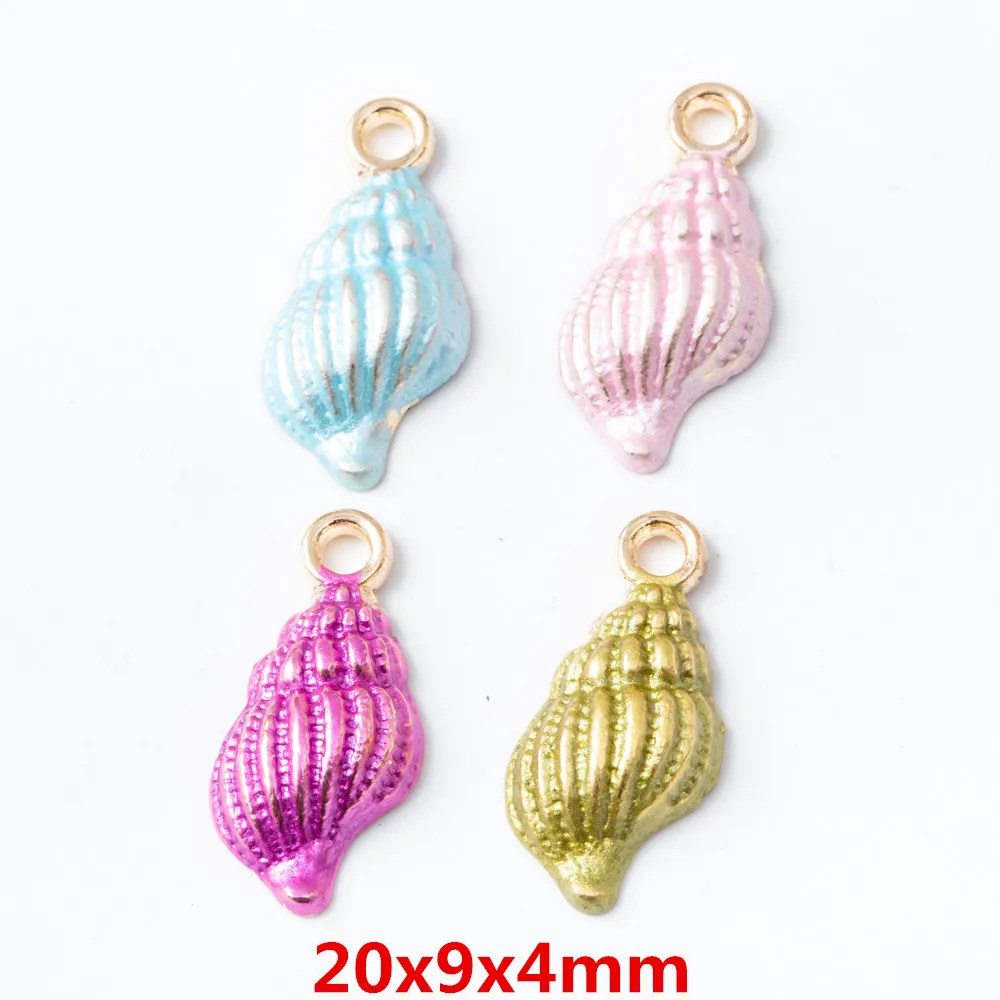 10 шт. эмалированная подвеска в виде ракушки для женщин | Украшения и аксессуары