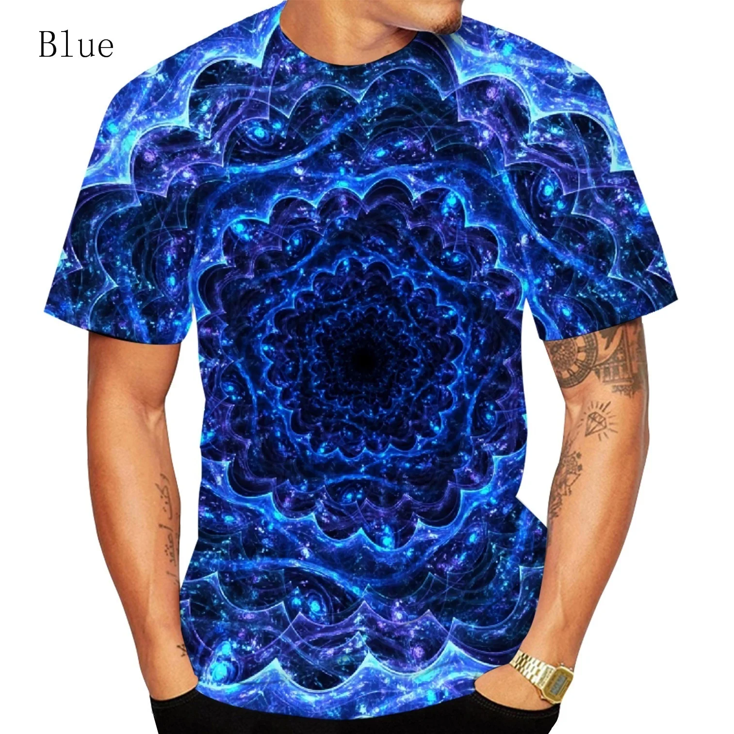 Футболка с оптической иллюзией Новая мужская 3D принтом grim Reaper повседневная