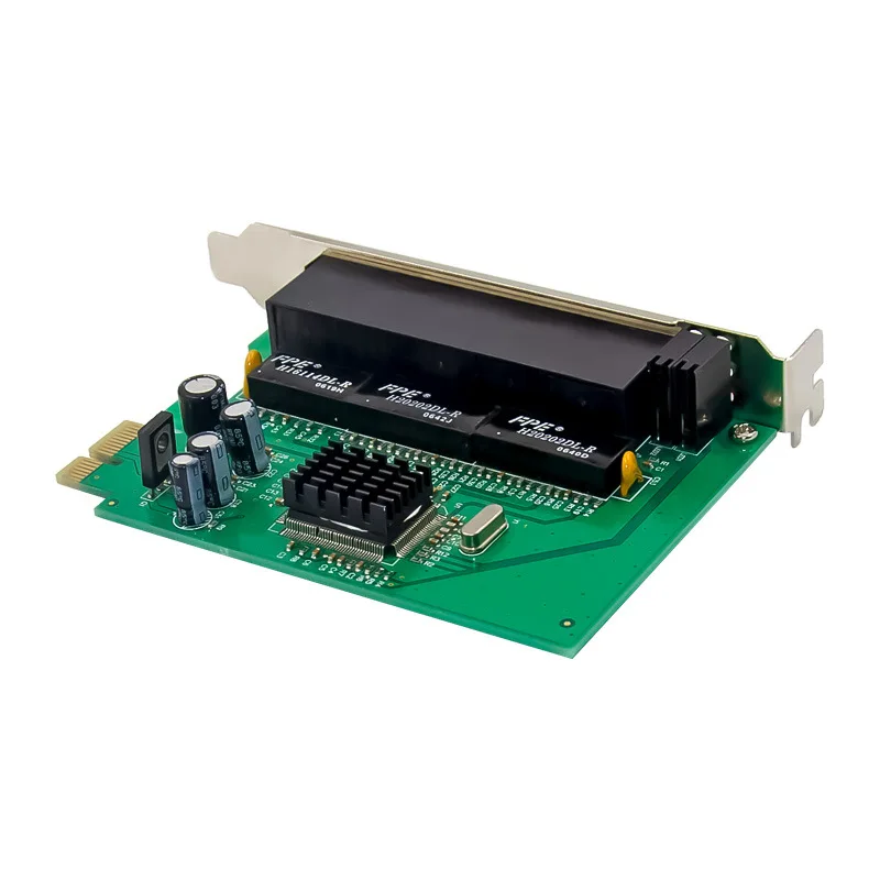 Чип PCIE X1 IC Plus IP175C 5-портовый RJ45 10/100 плата коммутатора Ethernet адаптер