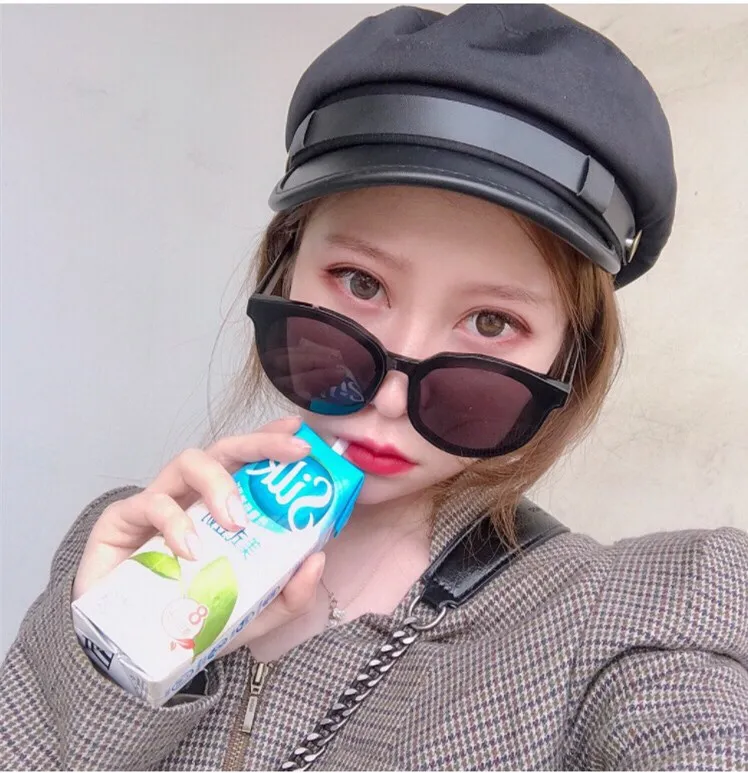 Английская винтажная женская темно-синяя шапка осенне-зимняя теплая шапочка