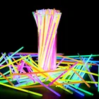 Флуоресцентсветильник Светящиеся в темноте палочки для вечеринки, браслет, ожерелье, неоновые аксессуары для дня рождения, 50100 шт.