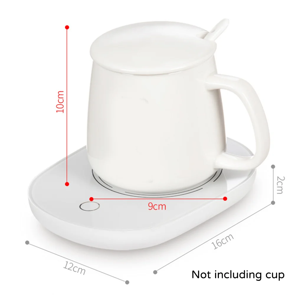 

1pc Coffee Cup Warm Cup Mat Mini Insulation Base Electric Heater 16cm X 12cm