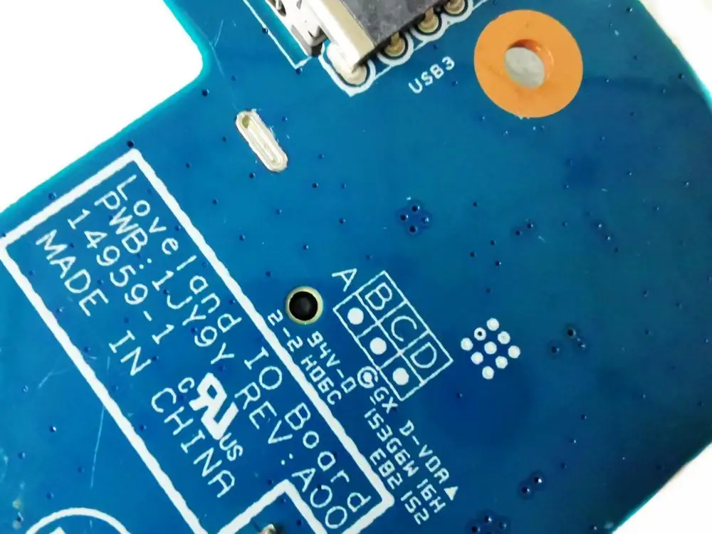 Оригинальная USB-плата DELL Loveland IO Board PWB1JY9Y REV A00 14959-1 CN-04W9KG протестирована хорошая