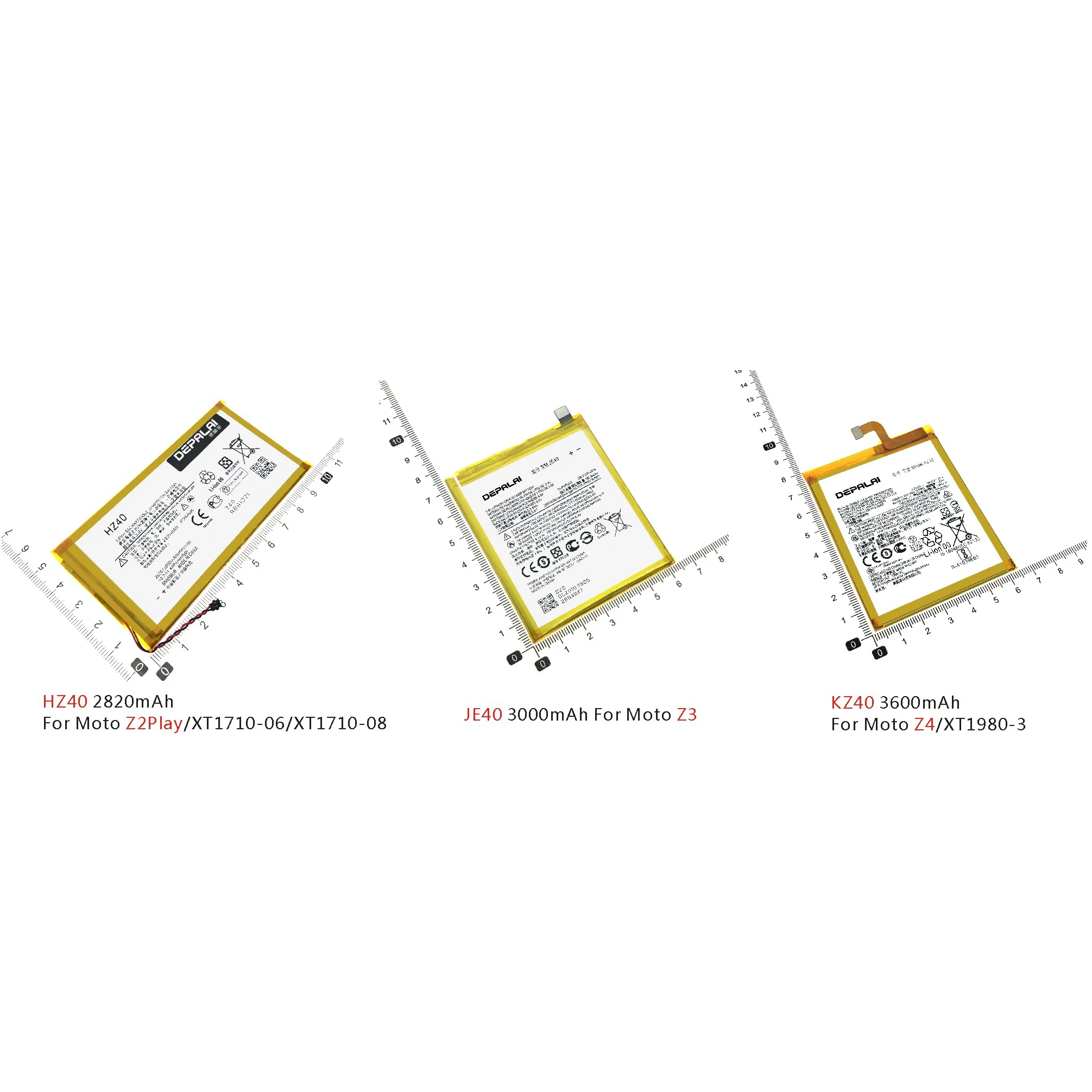

HZ40 JE40 KZ40 battery For Motorola Moto Z2 play XT1710-06 XT1710-08 XT1710-09 Z2Play XT1710-06 XT1710-08 Z3 Z4 XT1980-3