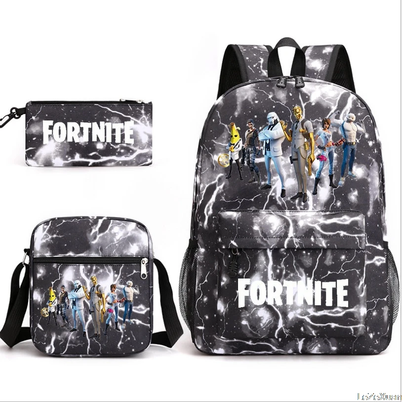Рюкзак Fortnite с USB зарядкой вместительная школьная сумка водонепроницаемые