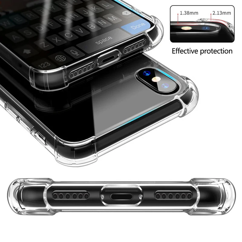 Чехол с тяжелой защитой для iPhone 11 Pro X XR XS Max 6 6S 7 8 Plus, прозрачный чехол с отделением для карт, мягкий чехол для huawei mate 30 Pro P20 P30 Lite