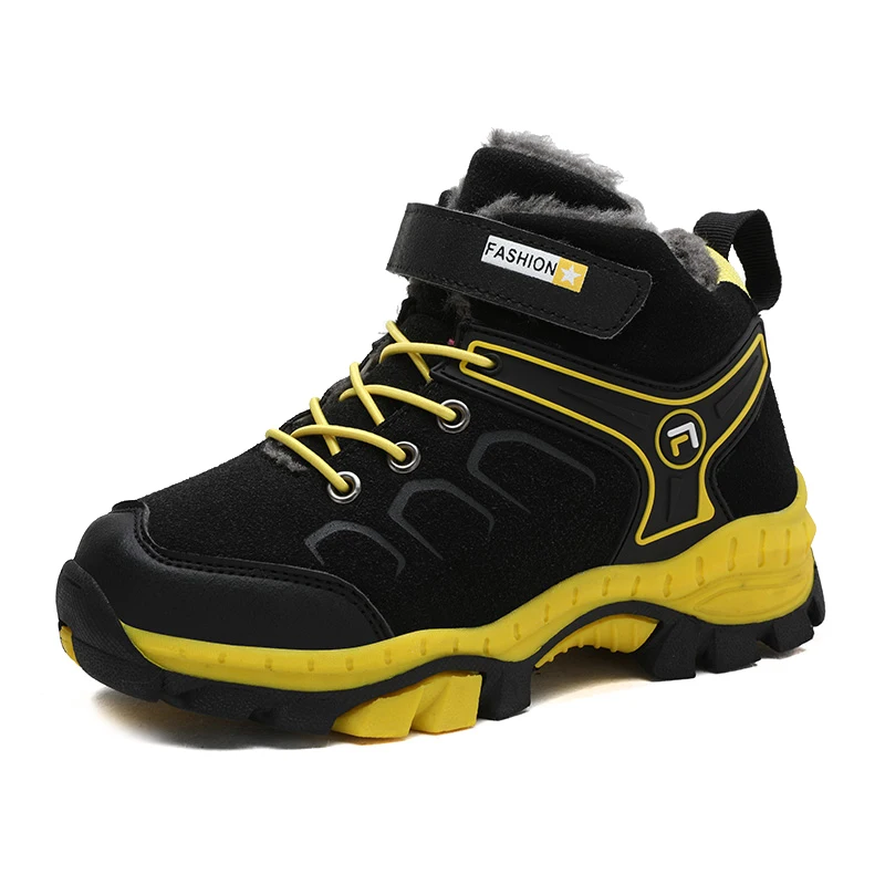 

ULKNN/детская обувь; Модная спортивная обувь для мальчиков; Хлопковая зимняя обувь для девочек; Бархатная Нескользящая спортивная обувь для п...