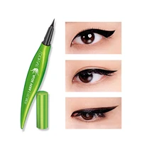 aloe shape black liquid eyeliner pen black waterpoof eye liner 1g anti sweat women makeup tool long lasting cosmetic lk14e