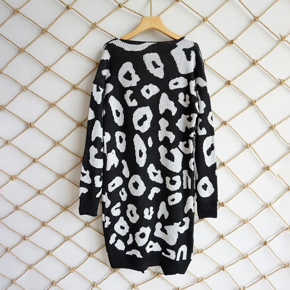 Карманный Повседневный теплый длинный рукав Модный мягкий вязаный кардиган