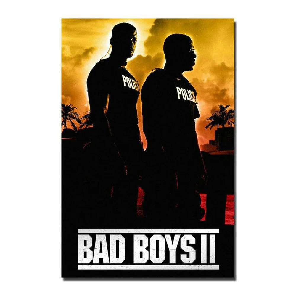 084 BAD BOYS 2 Classic Movie Wall Silk Cloth Poster Art Decoration Gift | Painting & Calligraphy