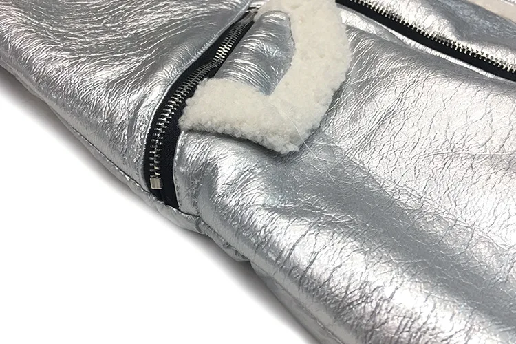 Ins, хит, серебро,, зимняя, Harajuku, свободная, с капюшоном, длинная, зимняя куртка, для женщин, теплая, уличная, овечья шерсть, пальто для женщин, SA048S30