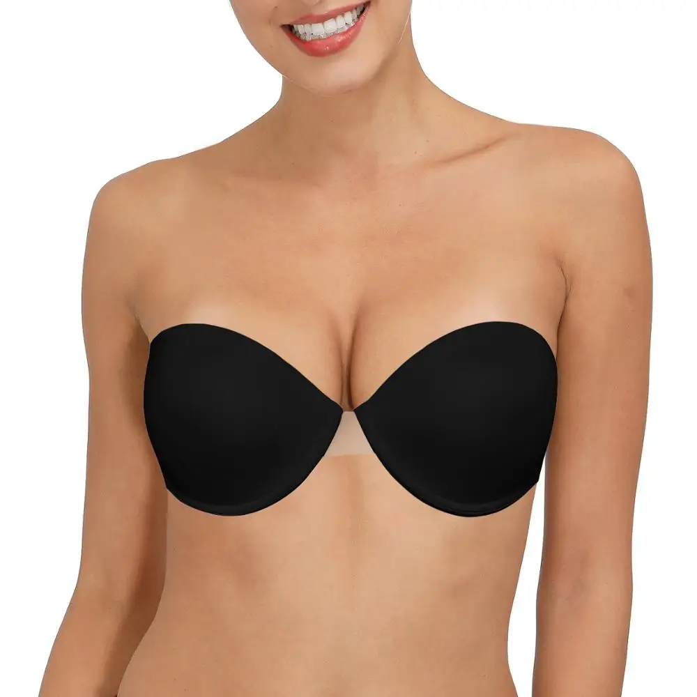 Горячая Для женщин сексуальный глубокий v-образный бюстгальтер Размеры 30 32 34 36 38 40