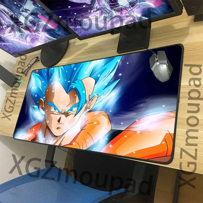 XGZ большой коврик для мыши Черный замок край аниме Dragon Ball Сон Гоку компьютерный стол коврик Резиновая полоса Нескользящая изоляционная подставка