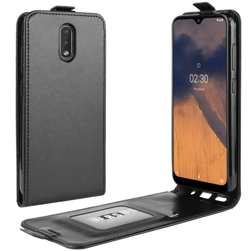 Кожаный чехол книжка для Nokia 2 4 3 Ретро Чехол бумажник 1 футляр оболочка