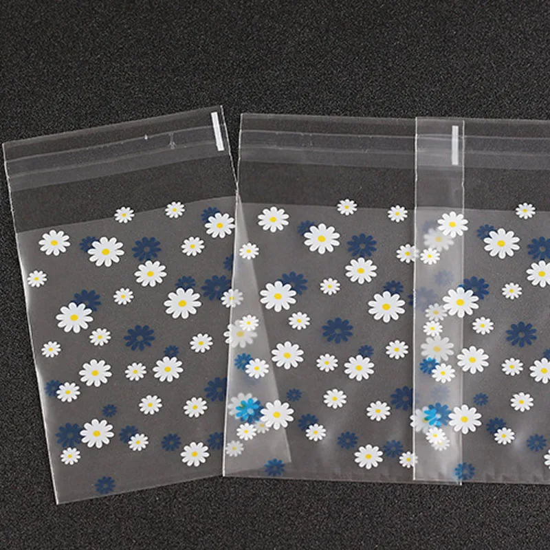 Пластиковый пакет с хризантемами пакеты для конфет печенья подарков