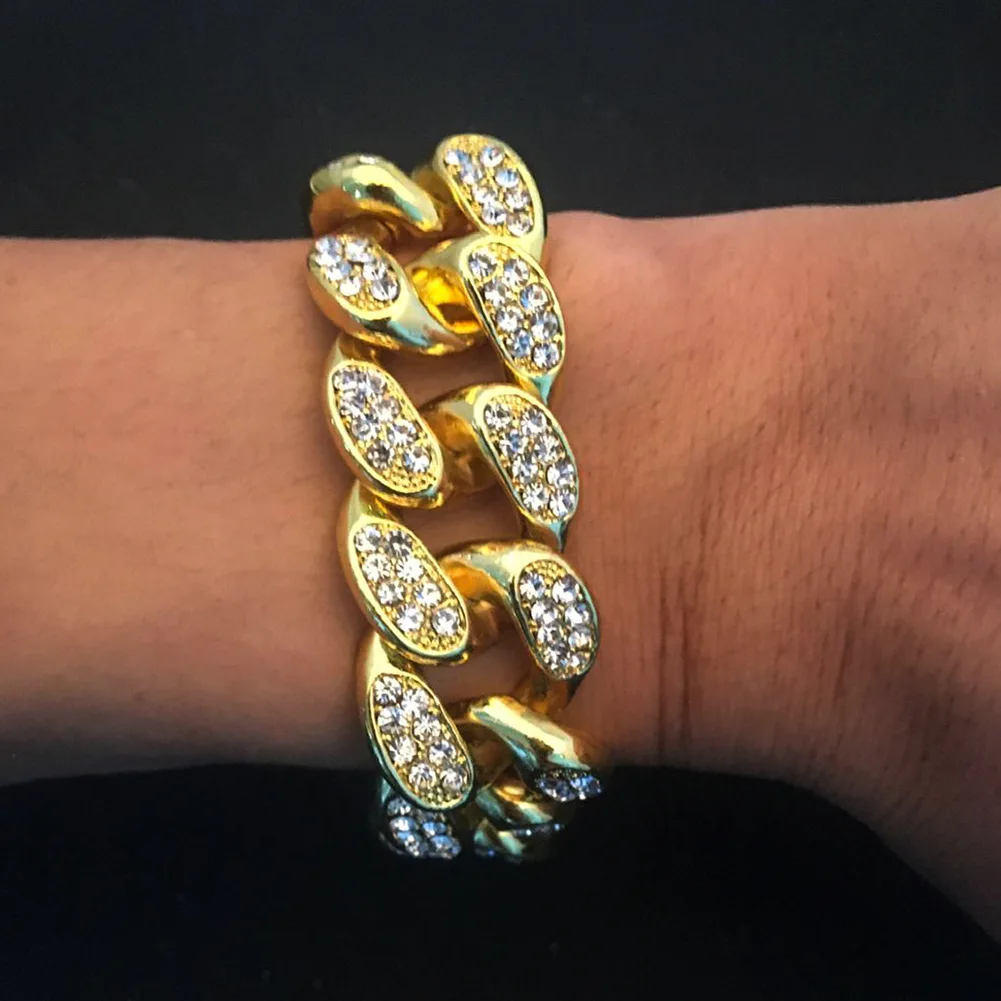 

5A CZ Micro Paved Men's Cuban Link Bracelet