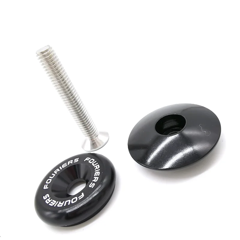 Fouriers TC S001 велосипед гарнитура Топ Кепки с винтовым зажимом для 28 6 мм 1 1/8