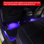 QHCP автомобильный атмосферсветильник светодиодный свет настроения единственная лампа украсить освещение в ногах светильник s 2 шт. для Lexus NX200 15-20 RX300 16-20 UX260H 250H 19-20