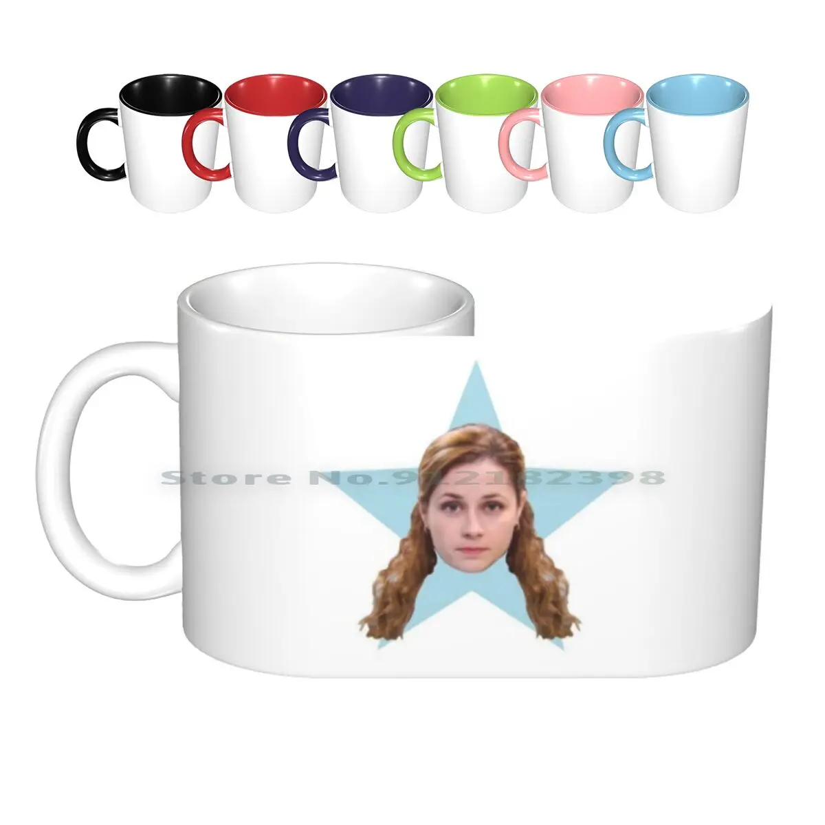 

Pam's Mug Ceramic Mugs Coffee Cups Milk Tea Mug Dunder Mifflin The Office Dwight Paper Netflix Scranton Thats What She Said
