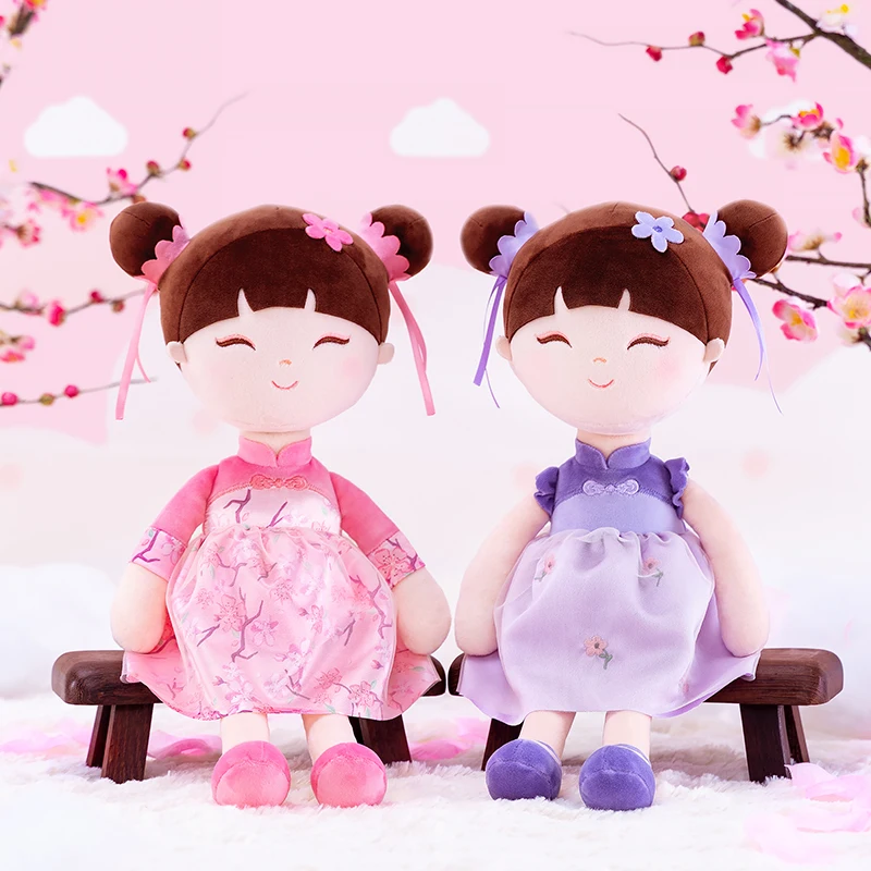 

Gloveleya Plush Toys Chinese Style Ten Scroll Fairy 2021 New Design Baby Girl Cloth Doll Suffed Ragdoll Baby Girl Gifts Ideas