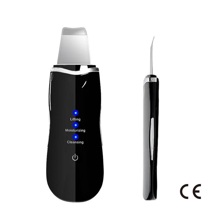 

CE Certification Remove Blackhead Clean Beauty Equipment Ultrasonic Skin Cleaner IPL Device Ion Inductive Therapeutic Instrument