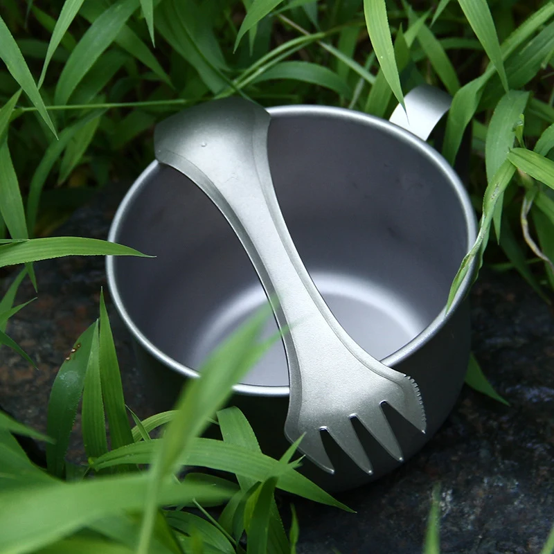 Вилка для пикника 3 в 1 из титановой вилки кемпинга ульсветильник кие