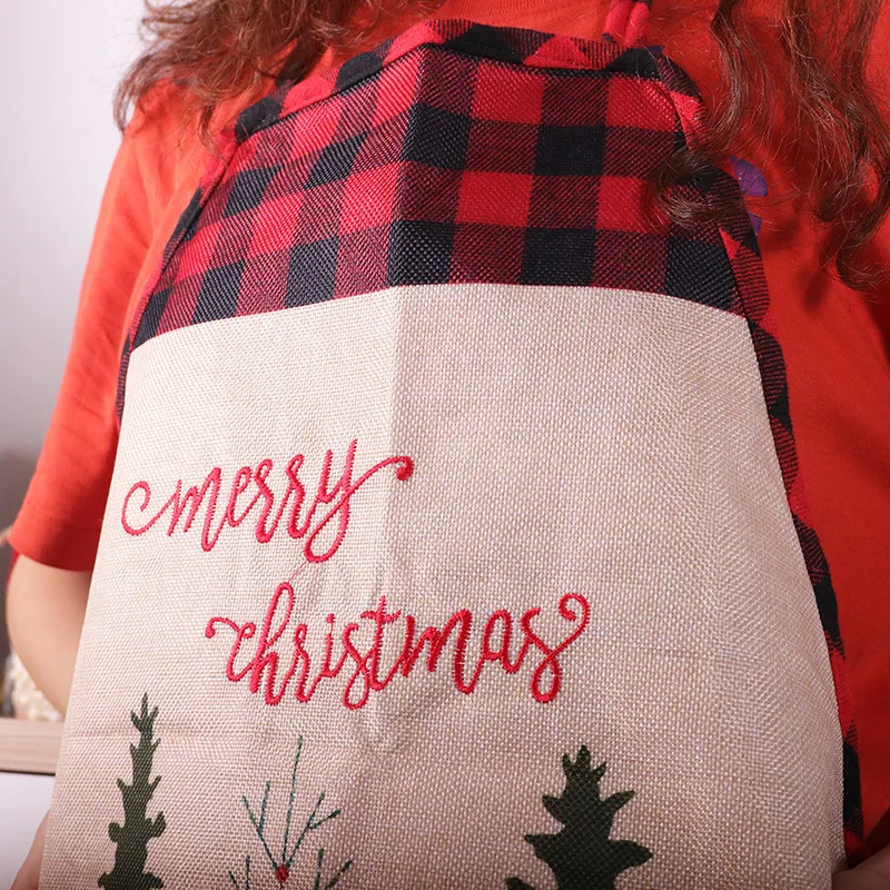 

Creative Kitchen Apron Mother gifts Family Apron Merry Christmas Christmas Santa Claus Gifts Apron pinafore Present