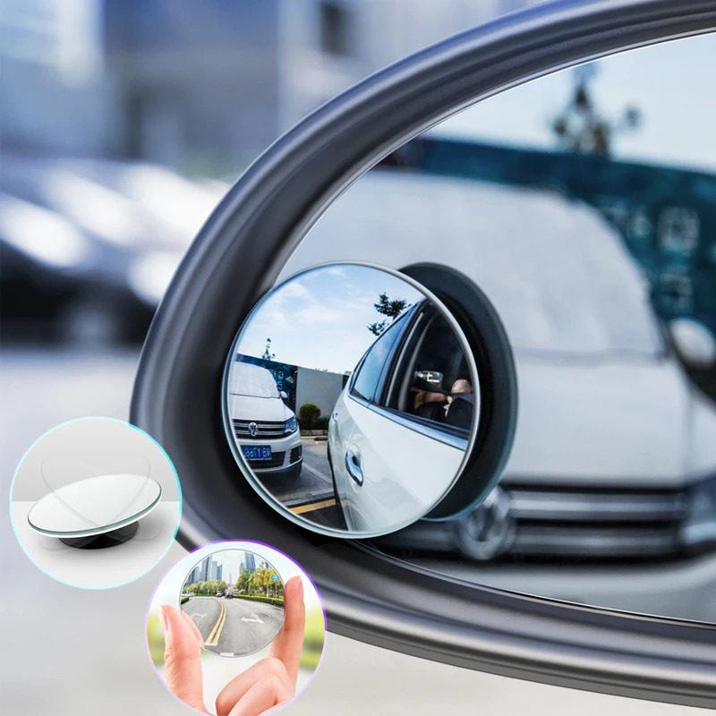 

Автомобильное 360 широкоугольное круглое выпуклое зеркало, автомобильное боковое зеркало для слепых зон транспортного средства, маленькое ...