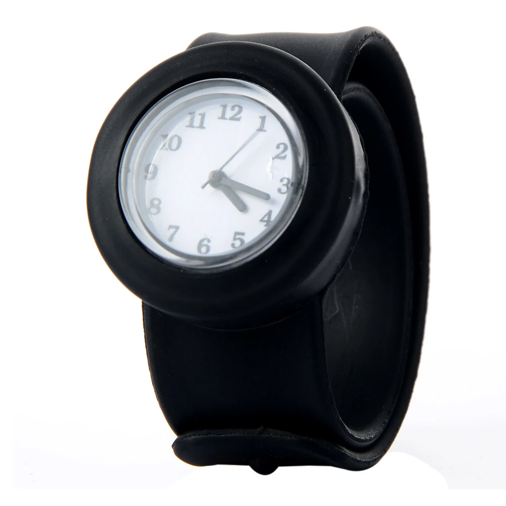 Милые мягкие силиконовые Мультяшные часы для детей детские кварцевые спортивные