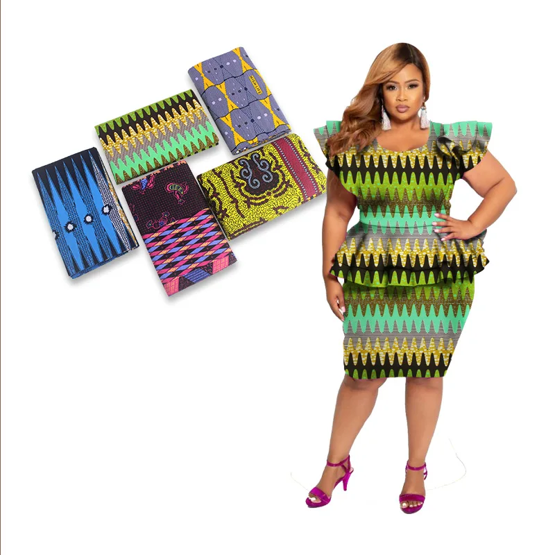 2021 Высококачественная африканская восковая ткань хлопковая африканский