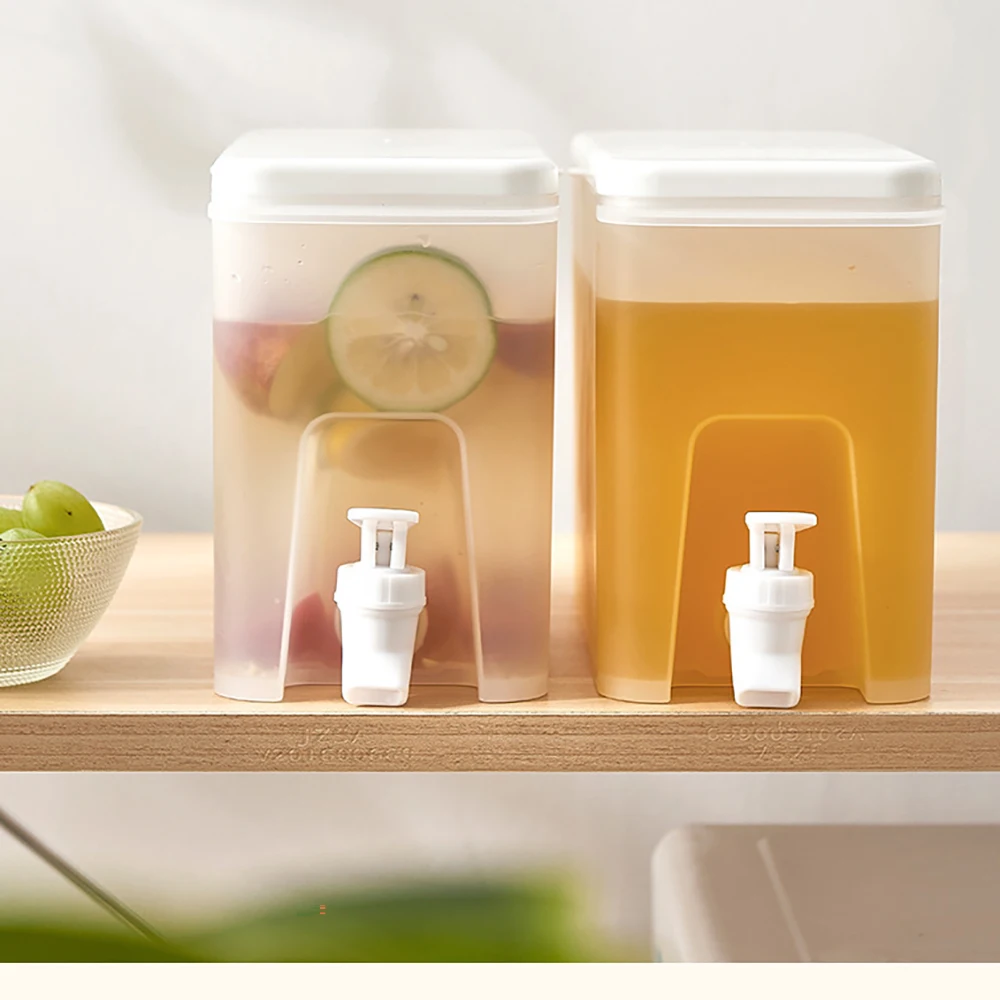 Чайник для воды на л с краном холодильника фруктов дома лета чайник сока лимонада