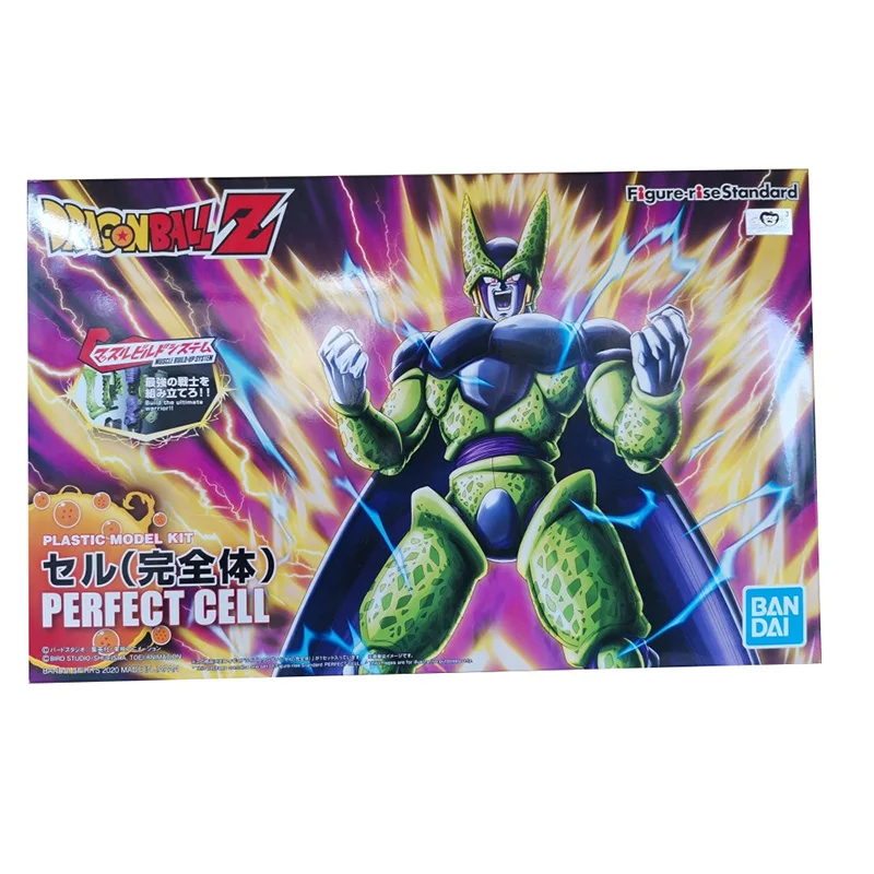 

Bandai Anime Dragon Ball Z Figure Complete Body Cell Action Figure Splicing Collection Model Toy For Kids With Official Box