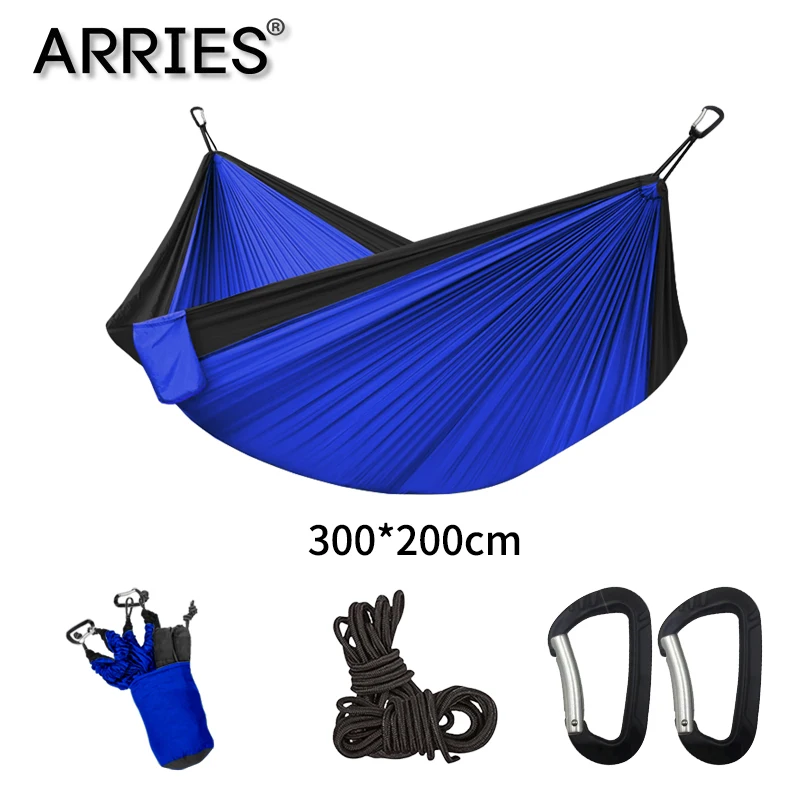 Гамак портативный для кемпинга 300*200 см из нейлона|Гамаки| |