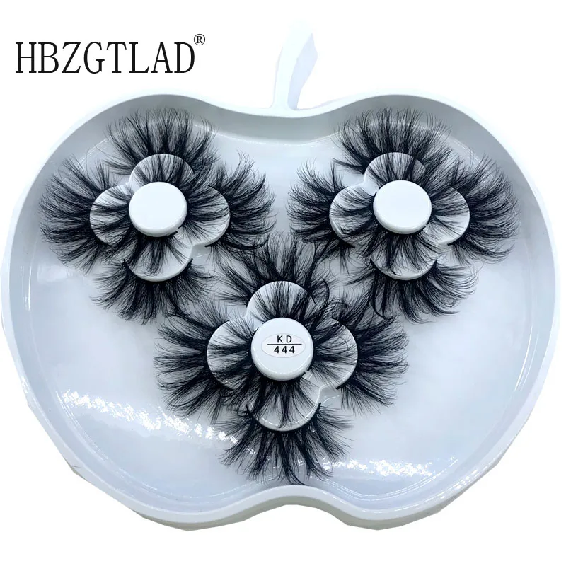 HBZGTLAD 9 пар натуральные накладные Искусственные ресницы длинный макияж 3d норковые