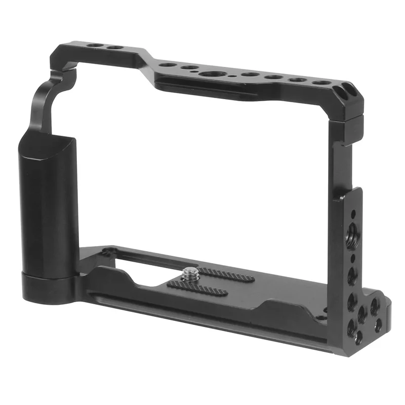 

Camera Cage for Fuji Fujifilm XE4 X-E4 Protective Housing Case Handgrip w Cold Shoe Arri Mount Extension Kit