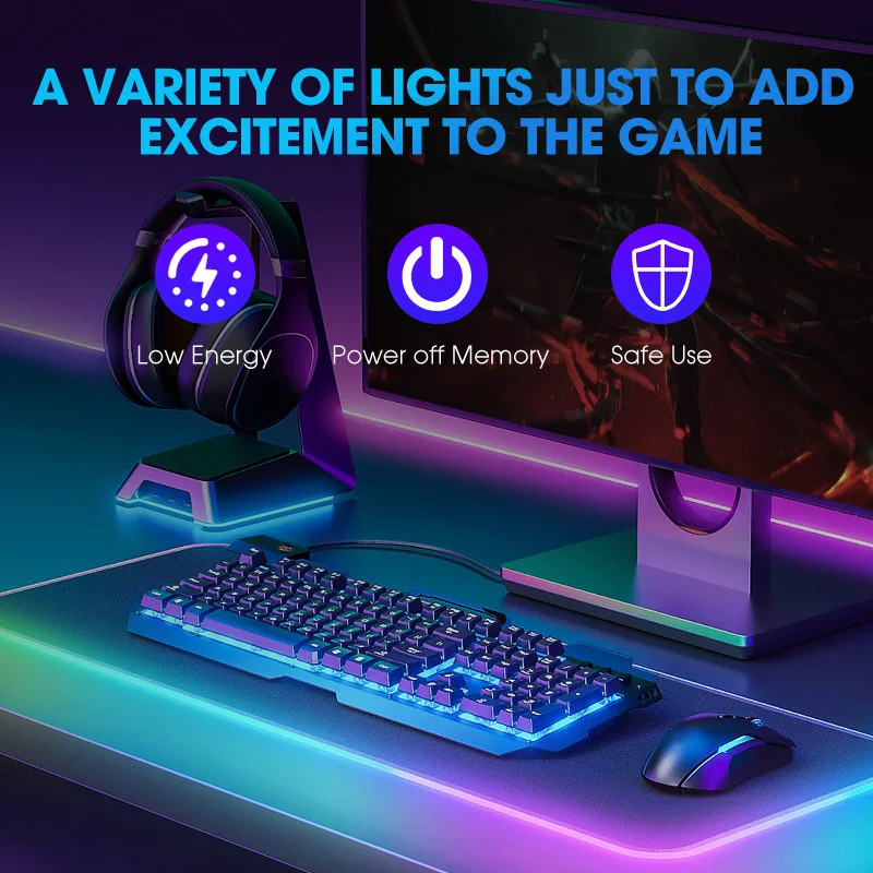 

2021 Mouse Pad Large PC Gaming Mouse Pad Backlight Carpet For Keyboard Mause Gamer Computer Mouse Mat XXL Mousepad Desk Mat