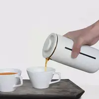 Портативная кофемашина, 450 мл, посуда, кружка, белый, черный цвет