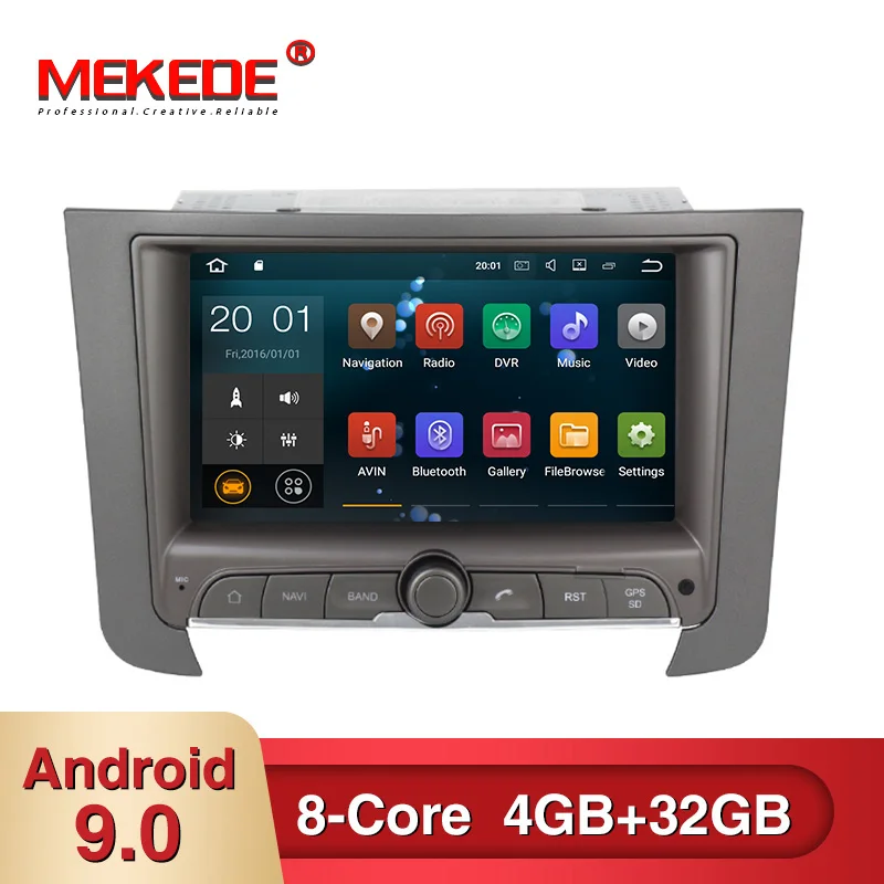 2Din автомобильный dvd плеер Android9.0 atuo радио Стерео FM BT GPS для SsangYong REXTON 2012 2013 2016