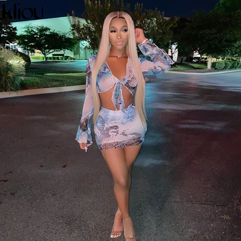 Женский облегающий топ с v-образным вырезом Kliou длинными рукавами и облегающая