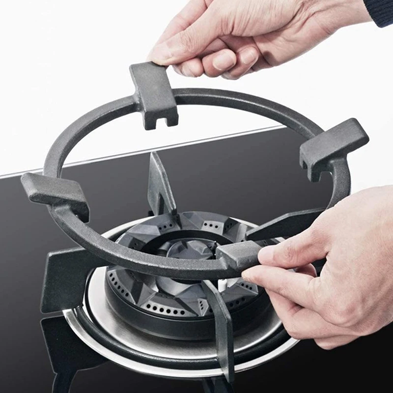 Cast Iron Wok Pan Support Rack Stand for Burner Gas Stove Hobs Cooker Home Kitchen Tools Cookware Accessories | Дом и сад